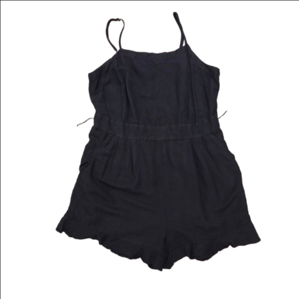 Women's LOFT Black Sleeveless Romper Size 12